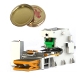 CNC Tinplate Sheet Feeding สายการผลิตฝา SKO
