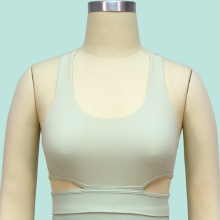 Algodão Sports Bra Tank Top