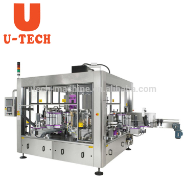 Automatic Roll-Fed Hot Melt Glue/OPP BOPP Labeling Machine