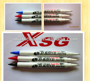 Hot-sellers XSG Twin tip cd markers, pvc bag and color box packing
