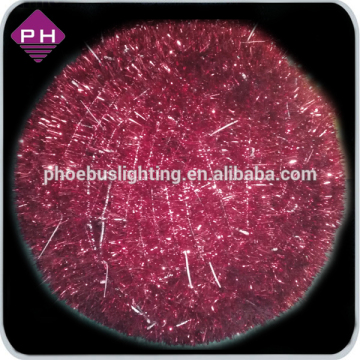 Christmas tinsel christmas ball with fabric