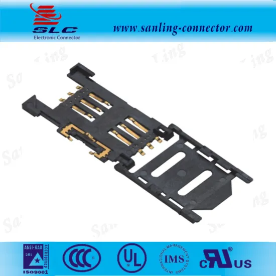 6Pin SIM Card Connector With Position