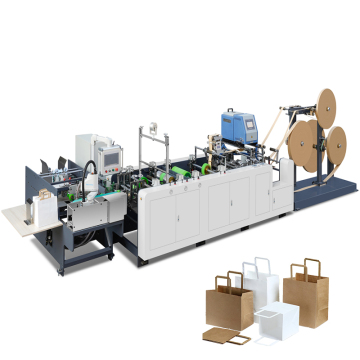 Automatic Paper Bag Handle Machine with Hot Melt Glue for Flat Handle Bags