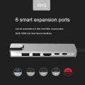 6 IN 1 USB-C to 4K HD Ethernet