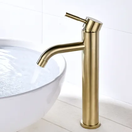 Antique American Gold Copper Faucet for Fashion Counter Basin