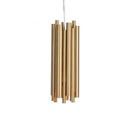 Golden Metal Modern Brubeck Pendant Lighting