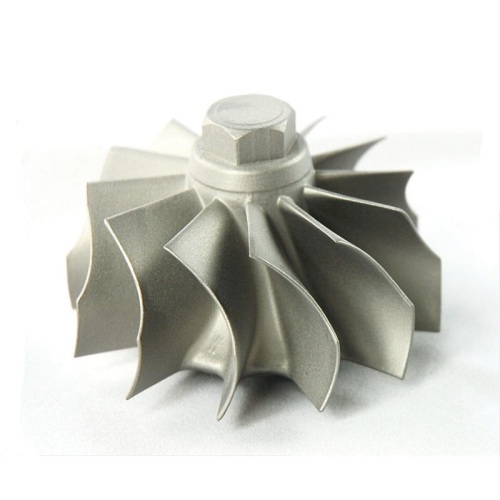 Investment casting centrifugal turbine impeller