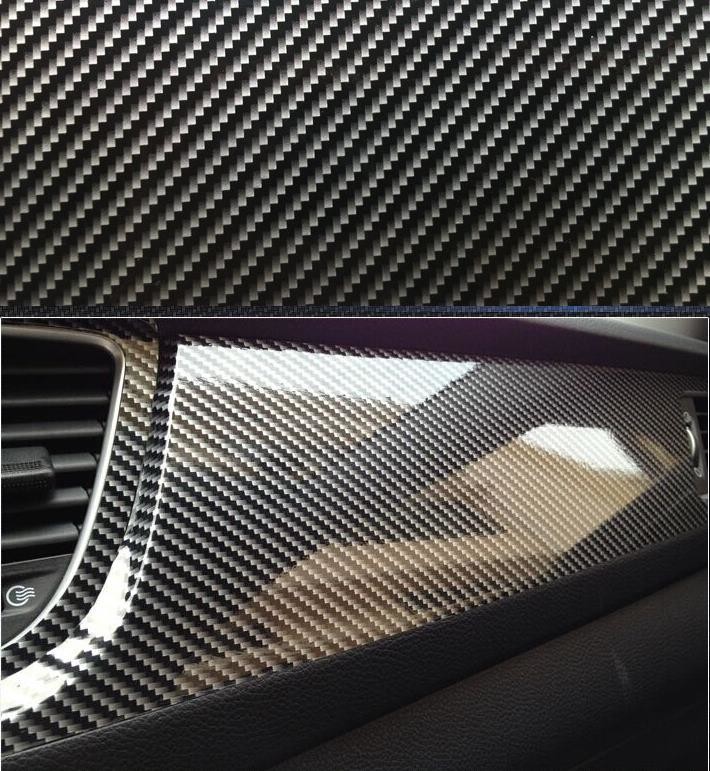 2d Black Carbon Vinyl Wrap 