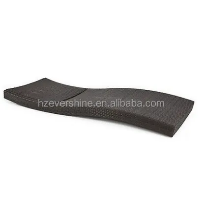 Stackable Brown Outdoor Sun Loungers for Weather-Free Comfort