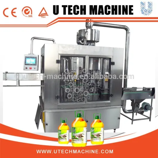 automatic oil filling capping labeling machine