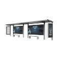 Removable modular bus shelter