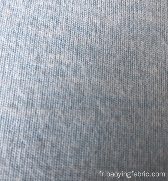 Tissu textile en jersey de polyester doux