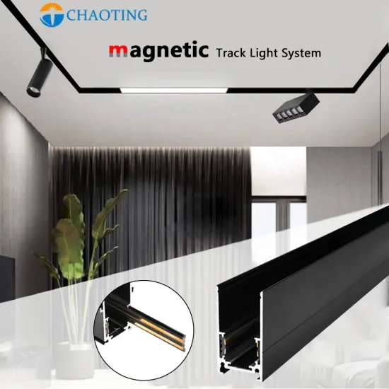 DC48V Track Magnetic LED Lights System with Choosable Suspension Type