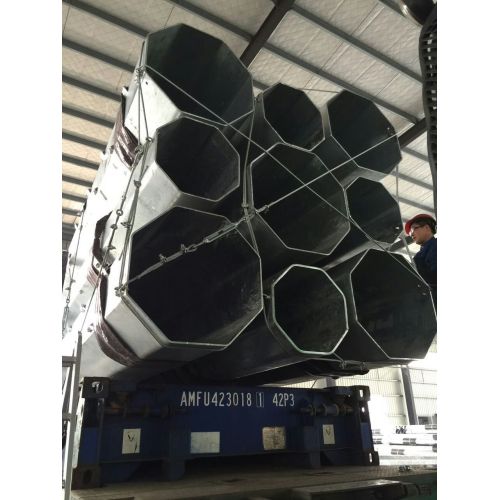 12 Meters Galvanized Power Octagonal Lighting Poles