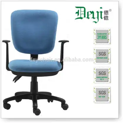 small back computer office chair 833-A computer chair with fixed armrest