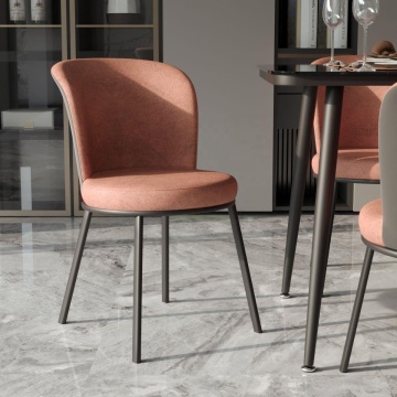 Modern Simple Luxury Tech Cloth Dining Chair for Kitchen and Dining Room