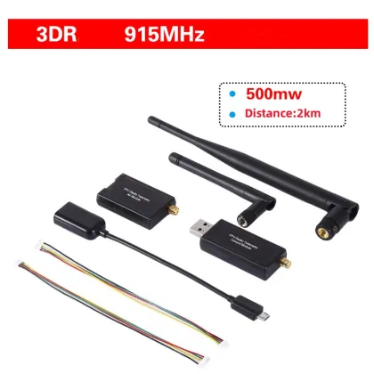 3DR LORa Digital 433/915MHz FPV Wireless Video Transmission System for Drone Video Camera: Transmitter and Receiver Kit
