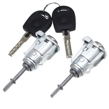 Door Lock Cylinder Barrel with Key 3B0837167 3B0837168 for VW PASSAT B5