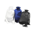 high quality big satin bag tassel drawstring