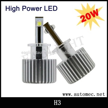 2016 New product high power H3 LED 20W white car led headlight bulb