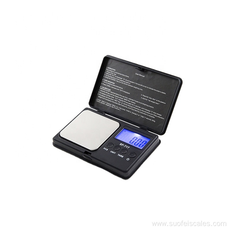 SF-717 500g 0.01g electronic jewelry scale digital gram