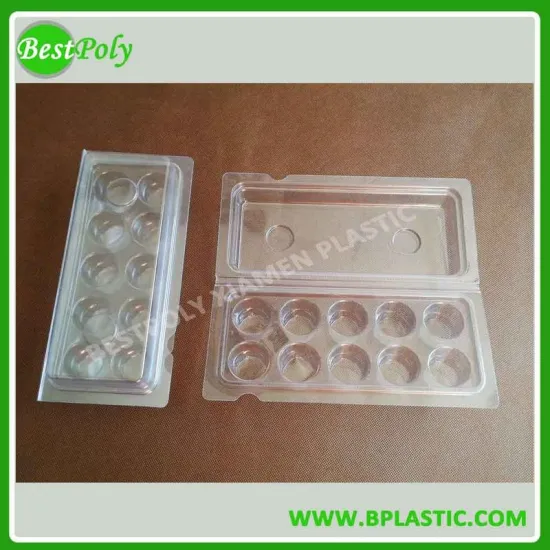 Plastic medicine insert tray