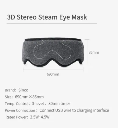 Graphene heating film heating eye mask
