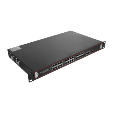24 Port 100M POE Switch + 2 Port 1000M Network + 1SFP POE Network Switch - OEM