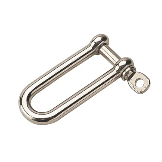 High Quality Long D Stainless Steel Stamping Shackle for Marine Boats