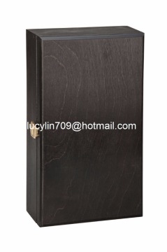 Double Bottle Wooden Luxury Gift Box for Wine