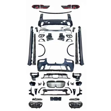 BMW X7 G07 2018-2023 LCI Body Kit - Front Rear Bumper, Grille, Lamps, Fender, Side Skirts