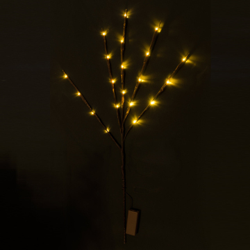 Luci di Natale a LED a LED da 20 azzurra Lampada di ramo di salice floreale