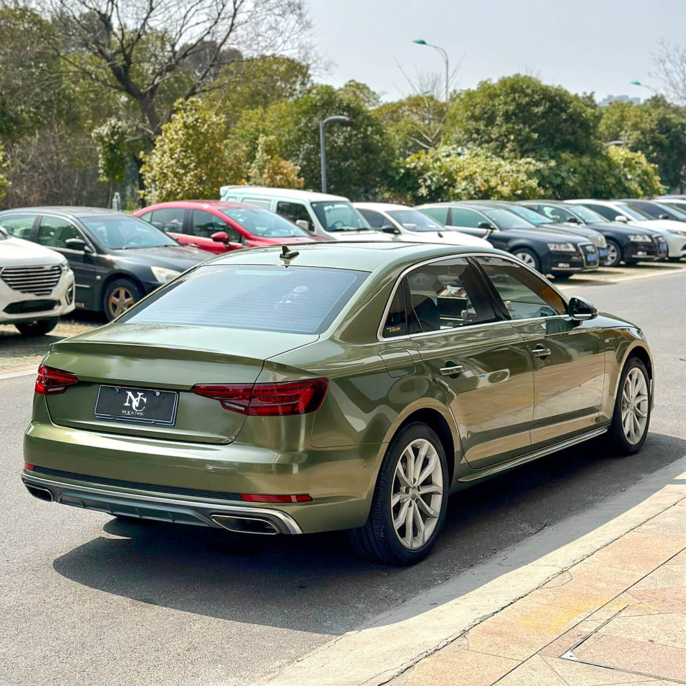 Liquid Metal Night Green Vinyl Wrap