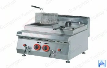 Countertop Commercial Gas Deep Fryer , Western Kitchen Equipment