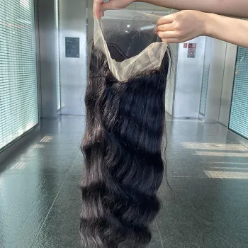 Wholesale Peruvian lace front wig body wave HD transparent Swiss lace Frontal wig,Body wave cuticle aligned Hair  lace front wig