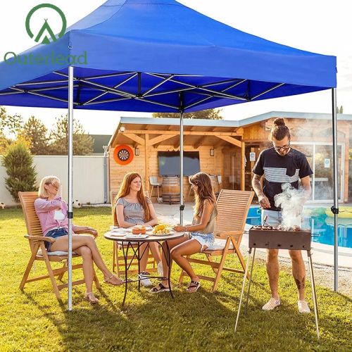 Folding Canopy for Shop Heavy Duty Adjustable 10x10' Pop Up Canopy Tent Factory