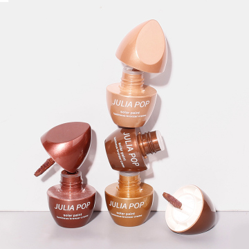 Private Label aangepast logo waterdichte gezichtsmake -up contourcrème Bronzer