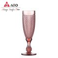 ATO Customized Wine Glass Goblet Vintage colored glass