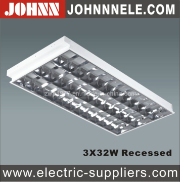 China 3X32W Recessed Mounted Grill Lamp