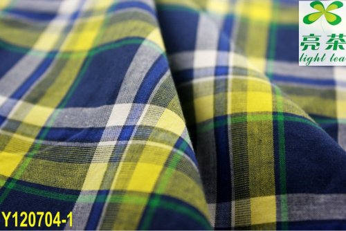 PREVALENT: cotton/spandex check woven fabric, yarn dyed fabric                        
                                                Quality Choice