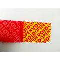 Security Void Sticker red all transfer OPEN VOID label material Factory