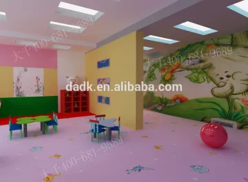 Children's room colorful wallpaper