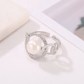 Gaya Popular Cincin Bergaya Mutiara Pearl Barang Kemas Cincin