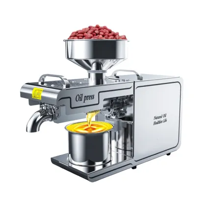 Intelligent Fully Automatic Household Oil Press: Multifunctional Hot and Cold Small Oil Press