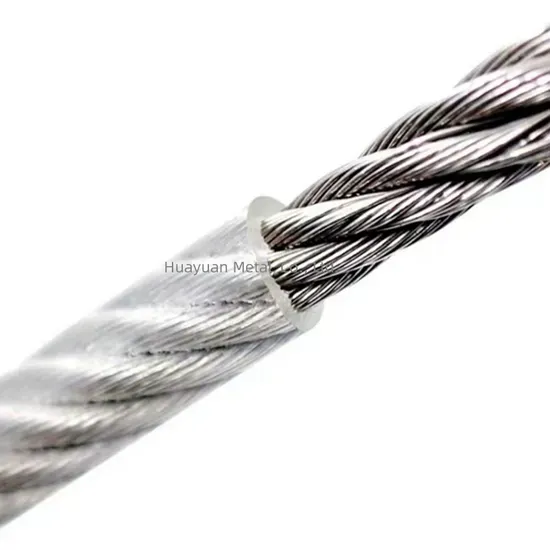 Low Price Blue PVC Coated Galvanized Steel Wire Rope