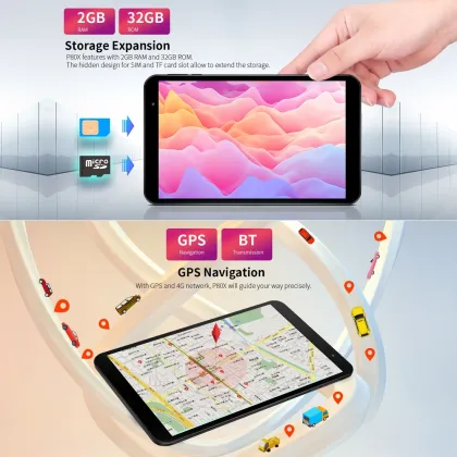 Teclast P80X 4G LTE 8.0 Inch Tablet - 2GB RAM 32GB ROM Android 9.0