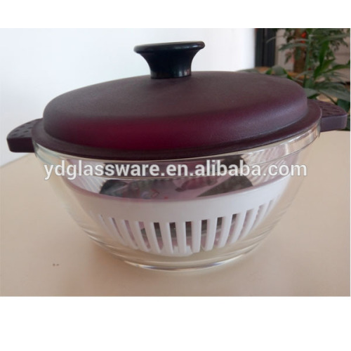 pyrex glass cooking pot heat resistant