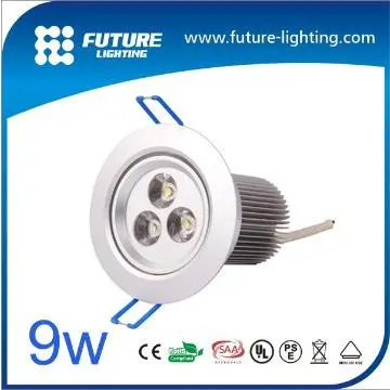 Shenzhen factory best price 3x3w led downlight