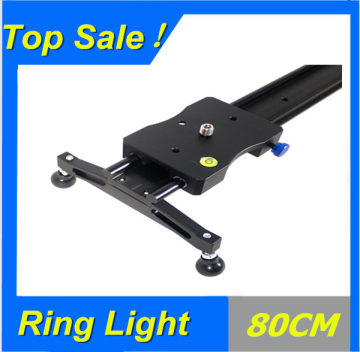 Professional mini track slider / 80CM the super rail DSLR RIG camera panning track Slider