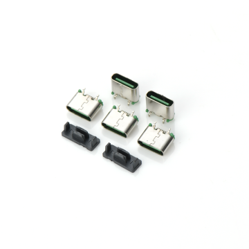 Vertical Green TYPE-C Vertical Male Plug
